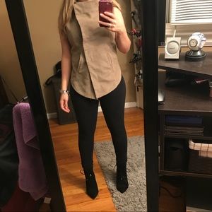 Vintage suede vest